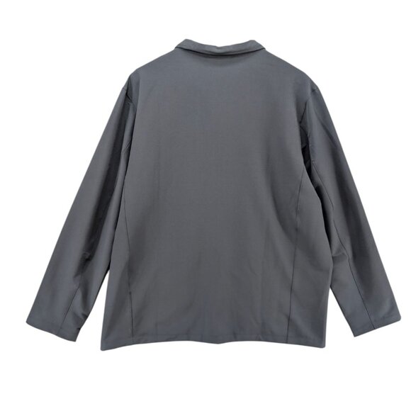 32 Degrees Heat Windbreaker Jacket Mens Grey Full Zip Pockets Stretch Size XXL - Picture 2 of 10